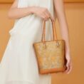 2Song_Brocade_Mulberry_Silk_Tote_Bucket_Bag_P120636