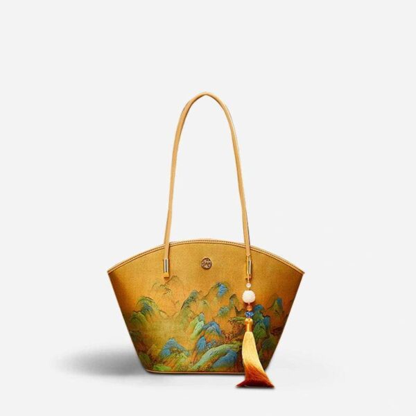 A_Thousand_Li_of_Rivers_and_Mountains_Mulberry_Silk_Handcrafted_Tote_Bag_SinoCultural_Chinese_Painting_Print A_Thousand_Li_of_Rivers_and_Mountains_Mulberry_Silk_Handcrafted_Tote_Bag_SinoCultural_Chinese_Painting_Print