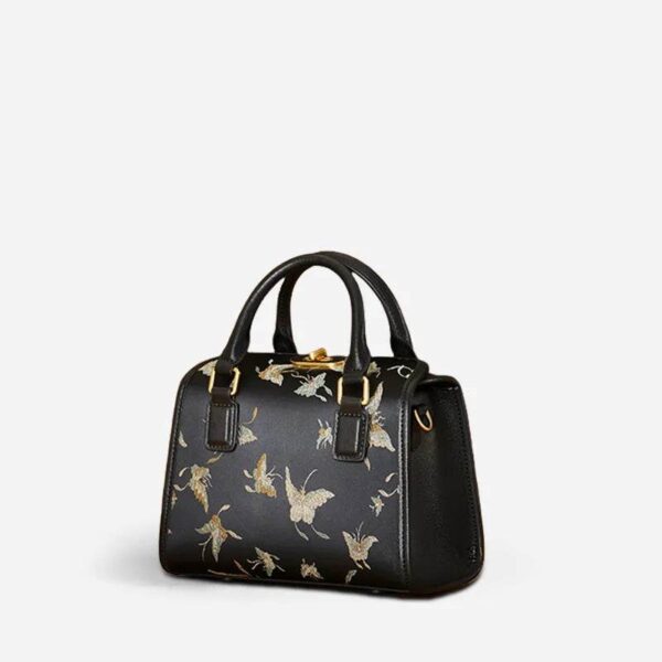 ブロケードジャカードシックボストンバッグバタフライデザインJD170615-1_10 BrocadeJacquardChicBostonBagButterflyDesignJD170615-1_10