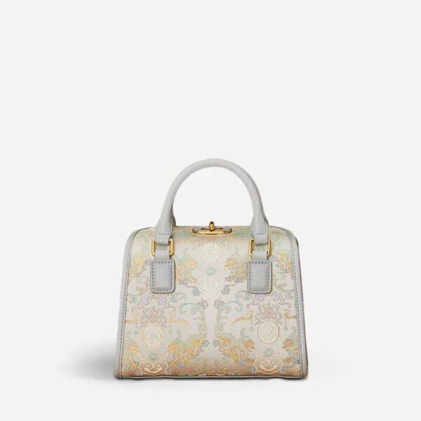 ブロケードジャカードシックボストンバッグバタフライデザインJD170615-1_5 BrocadeJacquardChicBostonBagButterflyDesignJD170615-1_5