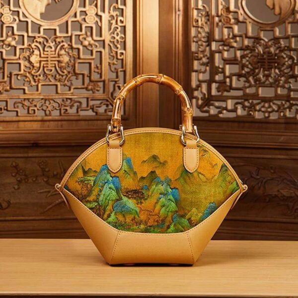中国_絵画_香り_雲_シルク_手作り_トートバッグ_-_中文-2467704 Chinese_Painting_Fragrant_Cloud_Silk_Handcrafted_Tote_Bag_-_SinoCultural-2467704