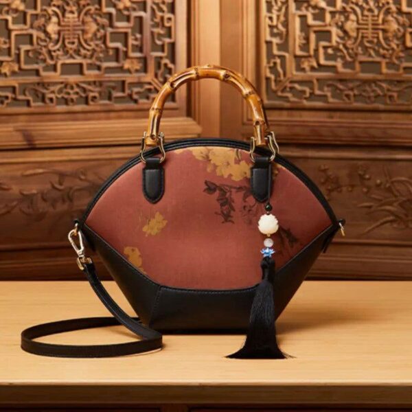 中国_絵画_香り_雲_シルク_手作り_トートバッグ_-_中文_2467733 Chinese_Painting_Fragrant_Cloud_Silk_Handcrafted_Tote_Bag_-_SinoCultural-2467733