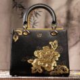 Embroidery_Leather_Lady_Luxury_Black_HandBag_Royal_Gold_Peony_-_SinoCultural-2473888