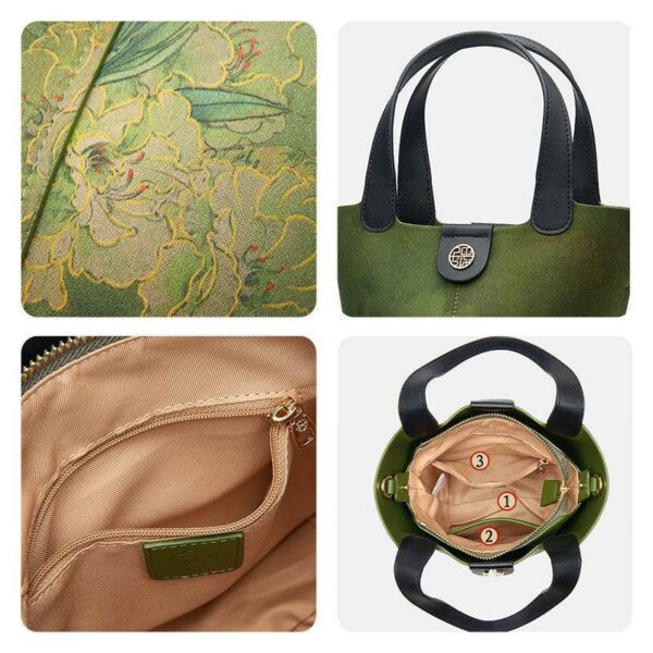 香り_雲_シルク_ダークグリーン_バケツ_バッグ_-_中文-2478623 Fragrant_Cloud_Silk_Dark_Green_Bucket_Bag_-_SinoCultural-2478623