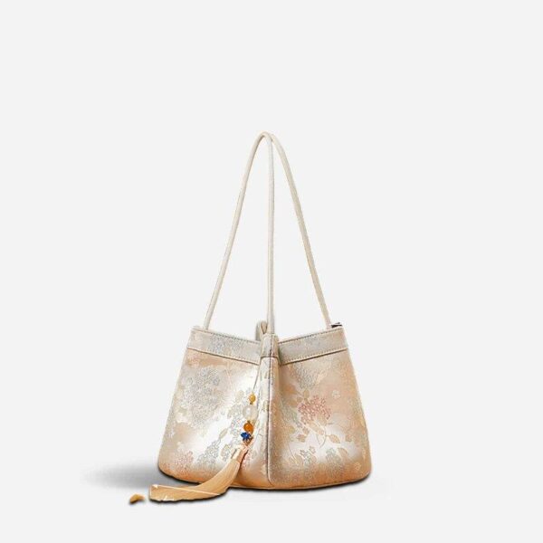 JacquardBrocadeBeigeBucketHandbagFloralNewChineseStyleP17062004_3 JacquardBrocadeBeigeBucketHandbagFloralNewChineseStyleP17062004_3