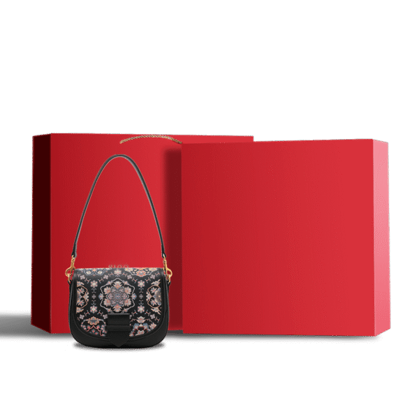 ラグジュアリー_ギフトボックス_ソング付き_メッセンジャーバッグ Luxury_Gift_Box_with_Song_Brocade_Messenger_Bag