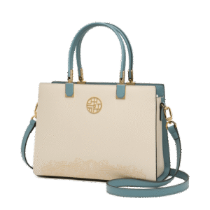 Embroidery Leather Ladies Tote Bag Chinese Style Handbag