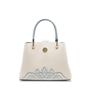 Embroidery Genuine Leather Elegant Crossbody Bag