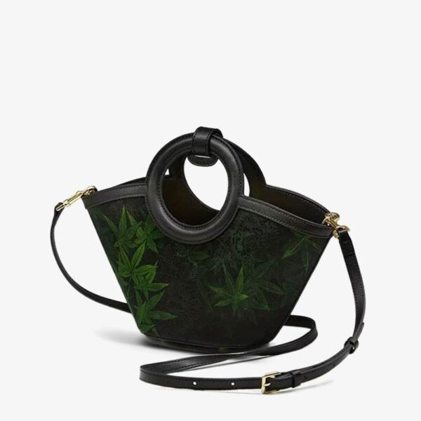 歌_ブロケード_黒_楓_葉_バスケット_バッグ_-_中文-2482964 Song_Brocade_Black_Maple_Leaves_Basket_Bag_-_SinoCultural-2482964