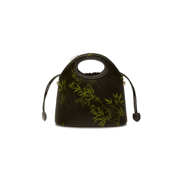 Xiangyunsha_Silk_Bamboo_Black_Drawstring_Bucket_Bag_YS120670_0