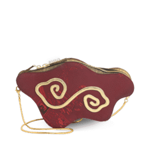 Ultra-Light Cloud Shape Handbag in Recycled Fabric with Hualuo Silk 145g