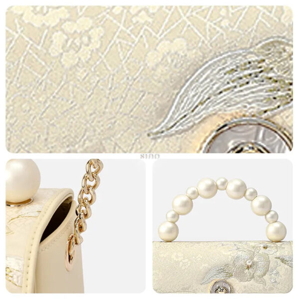 オーキッド蝶バッグ詳細-双林絹刺繍金具-ビーズストラップ orchid-butterfly-bag-details-shuanglin-silk-embroidery-hardware-beaded-strap