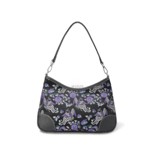 Luxury Shu Brocade Shoulder Bag with Classic Phoenix & Peony Motif